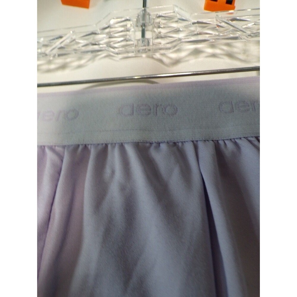Aeropostale Girls Athletic Shorts Lavender Pleated Aero 87 Size M 10 12 - Picture 3 of 6